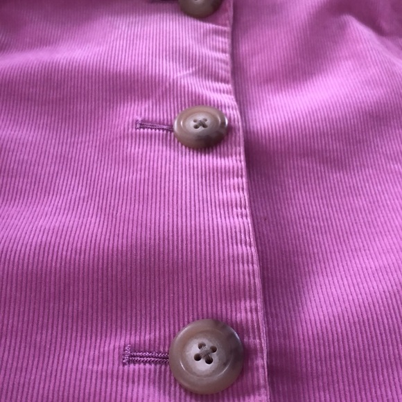 Ralph Lauren Pink vintage stripe 100%Cotton blazer w/3 button closure Size 10 - Picture 15 of 15